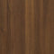 vidaXL - Nachtkastje - 100x35x40 - cm - bewerkt - hout - bruin - eikenkleur