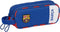 Pennenetui met 2 vakken F.C. Barcelona Blauw Kastanjebruin 21 x 8 x 6 cm