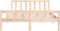 vidaXL - Bedframe - zonder - matras - massief - hout - 120x200 - cm