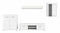 Furnilux Jam - Tv meubel - Praktische indeling - Wit - 35x169x330cm