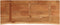 vidaXL - Tafelblad - rechthoekig - natuurlijke - rand - 100x40x3,8 - cm - acaciahout