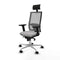 Bureaustoel met hoofdsteun Piqueras y Crespo 2D086N1 Lichtgrijs