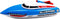 Ninco RC Nincocean Bluefinn Boot 24x9x8 cm Blauw