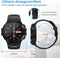 Nuvance Outdoor Smartwatch - 45 mm - IP67 Waterdicht - Bluetooth - Zwart