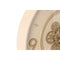 Muurklok Home ESPRIT Beige Gouden Kristal Ijzer 55,5 x 8,5 x 55,5 cm