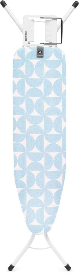 Brabantia Strijkplank A - Strijkijzerhouder - 110 x 30 cm - Fairtrade Katoen - Fresh Breeze