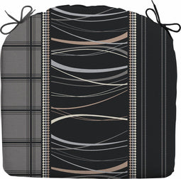 Madison Zitkussen Lines - Grey - 46x48 - Grijs