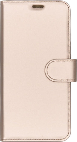Accezz Hoesje Geschikt voor Huawei P Smart Plus (2019) Hoesje Met Pasjeshouder - Accezz Wallet Softcase Bookcase - goud