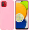 iMoshion Hoesje Geschikt voor Samsung Galaxy A03 Hoesje Siliconen - iMoshion Color Backcover - Roze