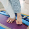 KateHaa Houten XXL Klimboog Rocker met Klimwand Regenboog - Klimrek - Houten Montessori Speelgoed