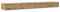 vidaXL - Ligbed - uit - Kunststof - Eiken - 200x36,5x16,5 - cm