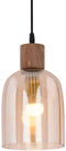 SVJ Hanglamp - 13x13x20 cm - Glas - Naturel