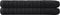 Pure4u Luxe Hotel Handdoek - Zwart -2 stuks - 100x150cm - 550 g/m2