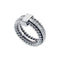 Tommy Hilfiger TJ2700582b - Ring - Zilverkleurig met stenen - 17.25 mm (maat 54)