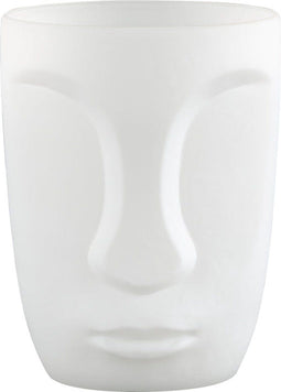 PTMD Roda Vaas - 17,5 x 14,5 x 23,5 cm - Glas - Wit