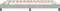 vidaXL - Bedframe - zonder - matras - 180x210 - cm - fluweel - lichtgrijs
