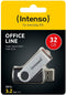 Intenso Office Line - USB-stick 32GB - USB 3.2 tot 70MB/s - Zilver