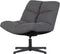 WOOOD Vinny Draaifauteuil - Bouclé - Antraciet - 80x75x75