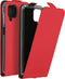 Accezz Samsung Galaxy A12 - Flipcase met Pasjeshouder - Rood