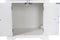 Nachtkastje DKD Home Decor Spar Zilverkleurig Wit Hout MDF 45 x 34 x 66 cm