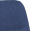 vidaXL - Schommelstoel - stof - blauw