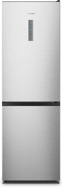 Hisense RB390N4BCC - Vrijstaande koel-vriescombinatie - 304 l - No Frost - RVS - 59,5 cm breed