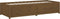 vidaXL - Slaapbank - 75x190 - cm - massief - grenenhout - honingbruin