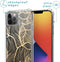 iMoshion Hoesje Geschikt voor iPhone 12 Pro / 12 Hoesje Met Koord - iMoshion Design Hoesje met Koord - Goud / Transparant / Goud