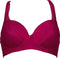 After Eden DEE Dames Beha - Voorgevormde Demi Cup - Micro en Kant - Fuchsia