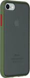 iMoshion Hoesje Geschikt voor iPhone SE (2022) / SE (2020) / 8 / 7 / 6s / 6 Hoesje - iMoshion Frosted Backcover - Groen