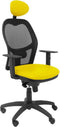 Bureaustoel met hoofdsteun Jorquera malla Piqueras y Crespo SNSPAMC Geel