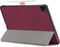 3-Vouw sleepcover hoes - Geschikt voor iPad Pro 11 inch (2018/2020/2021) - Bordeaux Rood