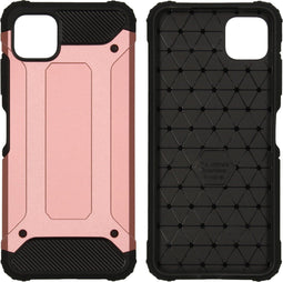 iMoshion Hoesje Geschikt voor Samsung Galaxy A22 (5G) Hoesje - iMoshion Rugged Xtreme Backcover - Rosé
