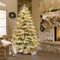 Coast Kerstboom 180 cm - Besneeuwd - 350 Warmwitte LED - Groen/Wit