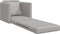 vidaXL - Vloersofa - Bed - 2-in-1 - Cloud - Grijs - 74x77x81 - cm - Stof