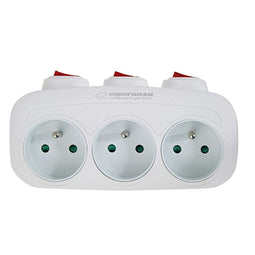 Stekkerdoos Esperanza ELK307W 3 Plug