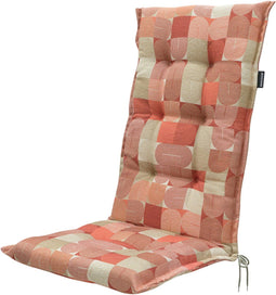 Madison Tuinstoelkussen hoge rug 50x123 cm Jacky terra water repellent coating