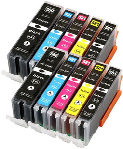 Canon Pixma - Huismerk Cartridges - XXL Inktcapaciteit - Zwart & Kleur (10-pack)