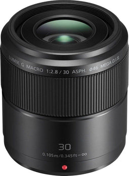 Panasonic Lumix G - Macro Lens 30mm F2.8 ASPH MEGA O.I.S. - Zwart