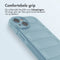 imoshion Hoesje - Geschikt voor iPhone 14 - EasyGrip Backcover - Lichtblauw