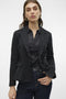VERO MODA VMJULIA LS BLAZER - Dames Blazer - Aangesloten met knoopsluiting - Zwart