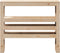 vidaXL - Hoofdbord - met - schappen - 90 - cm - massief - grenenhout