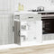 vidaXL - Keuken - onderkast - Kalmar - bewerkt - hout - grijs - sonoma - eiken