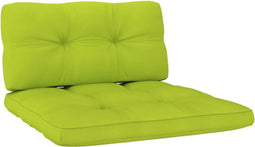 vidaXL - Palletkussens - 2 - st - stof - heldergroen