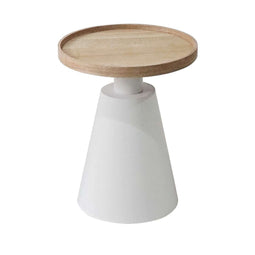 Bijzettafel Versa Volga - Bijzettafel - Hout MDF - 38,5 X 48 X 38,5 CM - Wit
