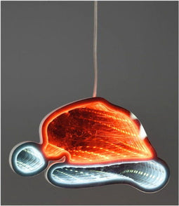 Led spiegel kerstmuts, 15 cm
