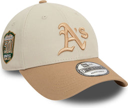 Oakland Athletics Cap - World Series Team Side Patch - LIMITED EDITION - 9Forty - One size - Cream - New Era Caps - Pet Heren - Pet Dames - Petten