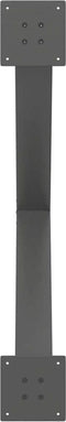 vidaXL - Eettafelpoten - 2 - st - X-vormig - 90x(72-73) - cm - staal - antraciet