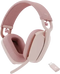 Logitech Zone Vibe Wireless - Headset - Draadloos Bluetooth 5.2 - Roze