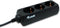 Equip - Power Strip - 3x Geaarde stekkers - Zwart